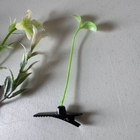 Music Festival Plant Sprouts Hair Clips (11) Rave, EDM, PLUR - Picture 7 of 7